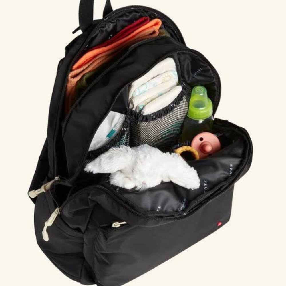 State Lorimer Diaper Backpack (Black)